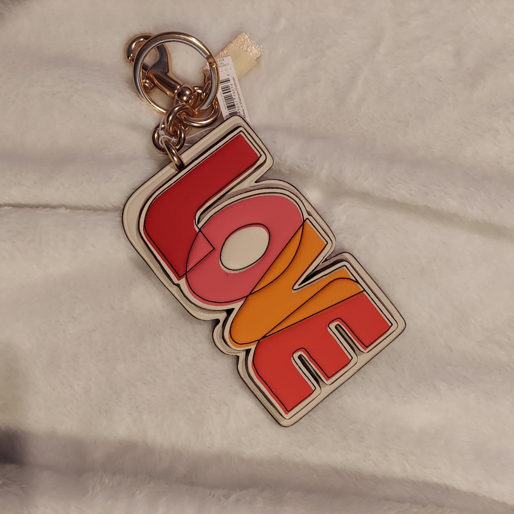 NWT Coach Love Purse Charm